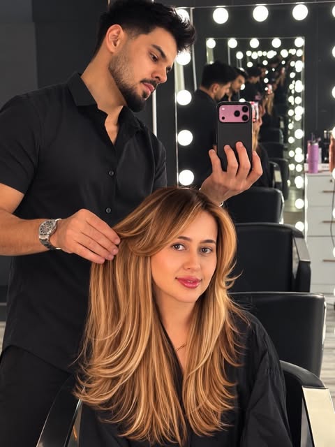 Balayage no Studio Tiago Oliveira
